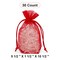 Flat Bottom Organza Bags 5 1/2 '' X 1 1/2 '' X 10 1/2 '' for Custom Packaging
